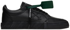 Off-White Black Low Vulcanized Sneakers