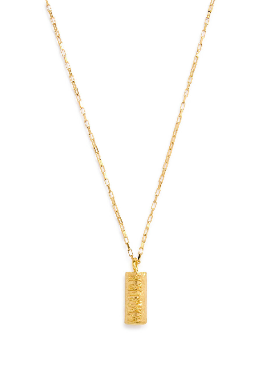 Alighieri The Amore 24kt Gold-plated Necklace - One Size