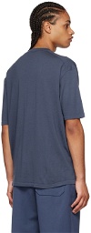 Ermenegildo Zegna Couture SSENSE Exclusive Blue Wool T-Shirt