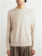 Zegna - Cashmere and Silk-Blend Sweater - Neutrals