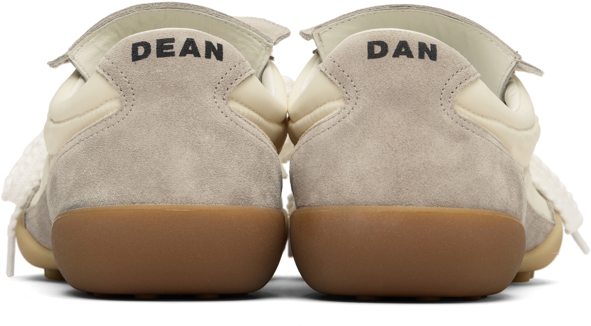 Dsquared2 Gray & Off-White Soccer Sneakers
