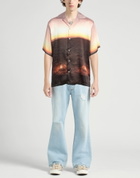 Msgm Mens Shirt Dark in Green