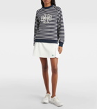 Tory Sport Striped cotton terry sweatshirt