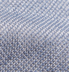 Brioni - 6cm Knitted Silk and Linen-Blend Tie - Men - Blue