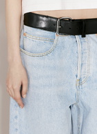 Alexander Wang Leather Belt Balloon Jeans
