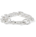 Martine Ali - XL Flat Link Sterling Silver Chain Bracelet - Silver