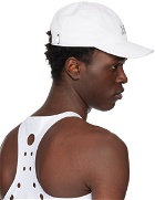 Jean Paul Gaultier White Embroidered Cap
