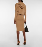 Tom Ford - Cashmere-blend hoodie dress