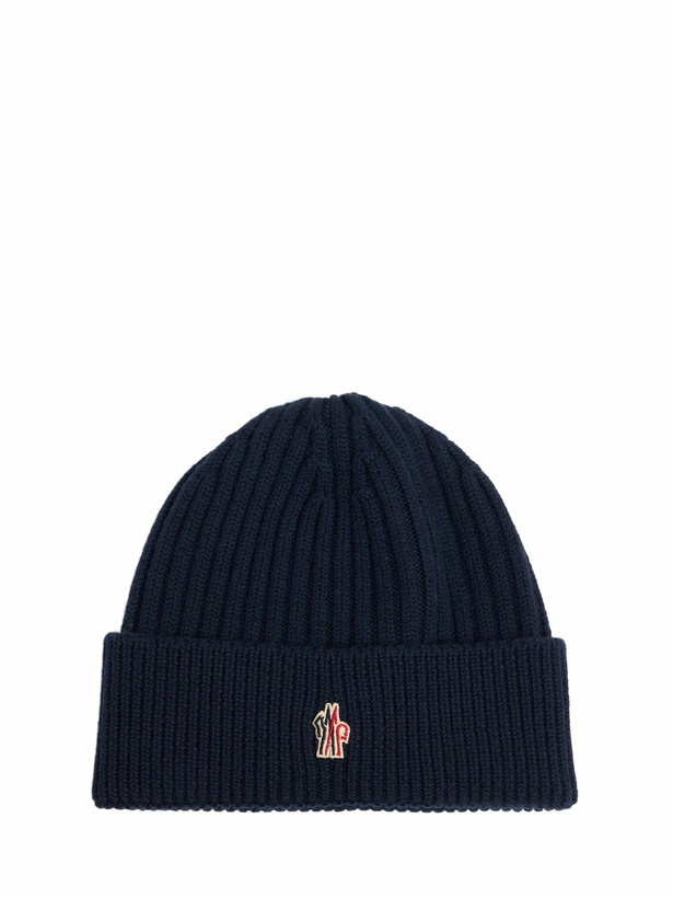 Photo: MONCLER GRENOBLE Ribbed Knit Virgin Wool Beanie