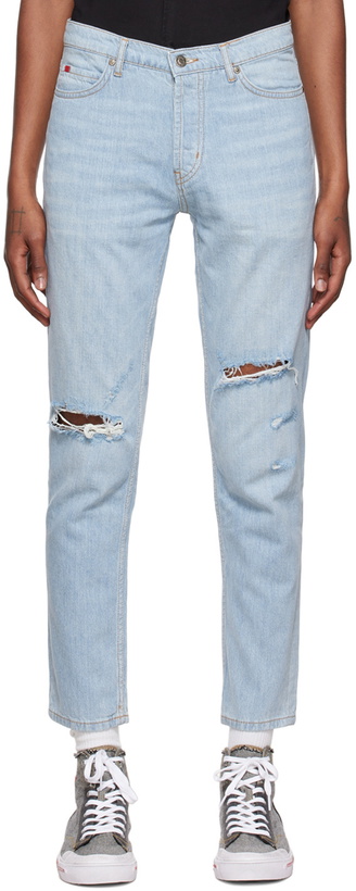 Photo: Hugo Blue 634 Tapered-Fit Jeans