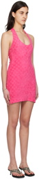 MISBHV Pink Towelling Minidress