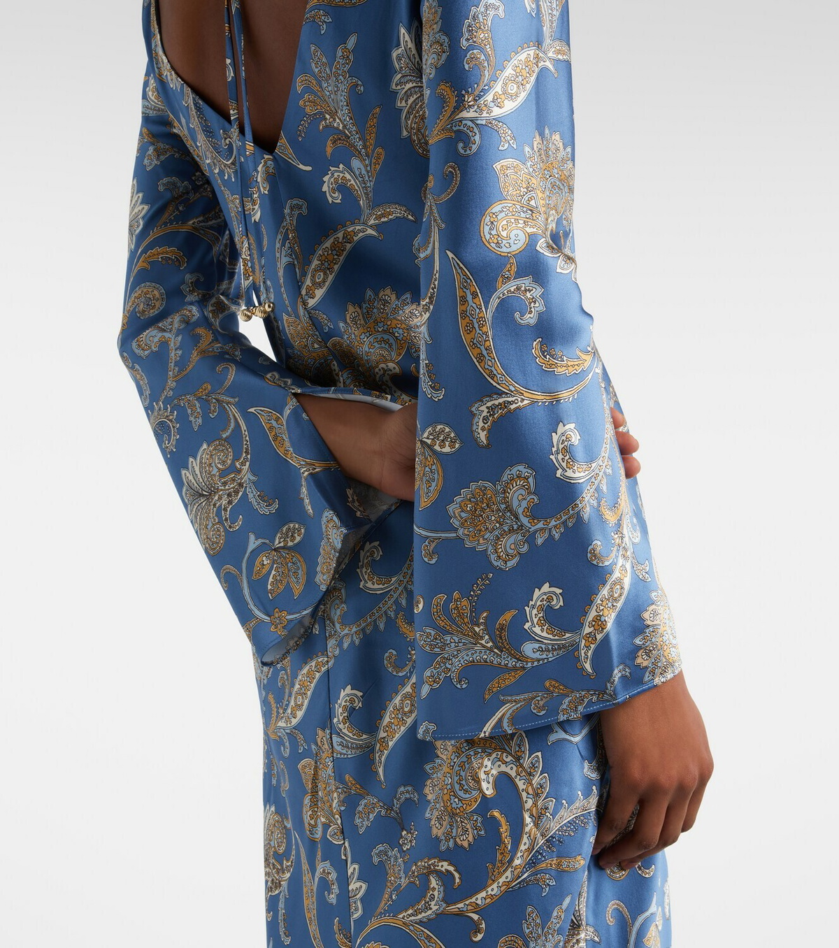 Veronica Beard Ember printed silk-blend maxi dress