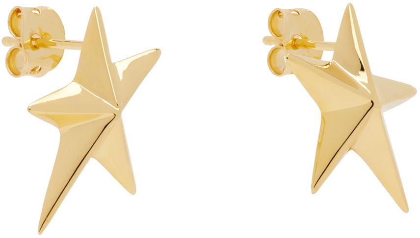 Mugler Gold Armor Earrings