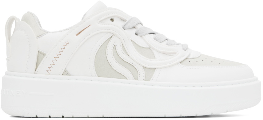 Stella McCartney White Gray S Wave 1 Sneakers Stella McCartney