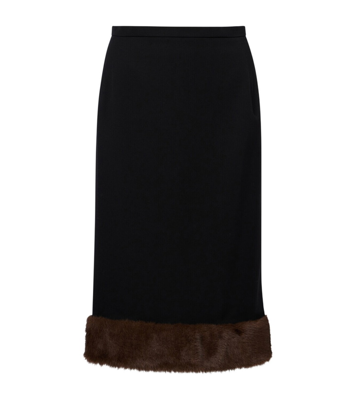 Photo: Magda Butrym Wool midi skirt