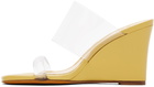 Maryam Nassir Zadeh Yellow Olympia Wedge Heeled Sandals