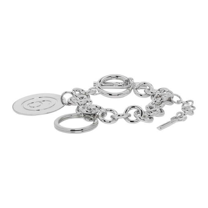 Photo: MM6 Maison Margiela Silver Chain Link Bracelet