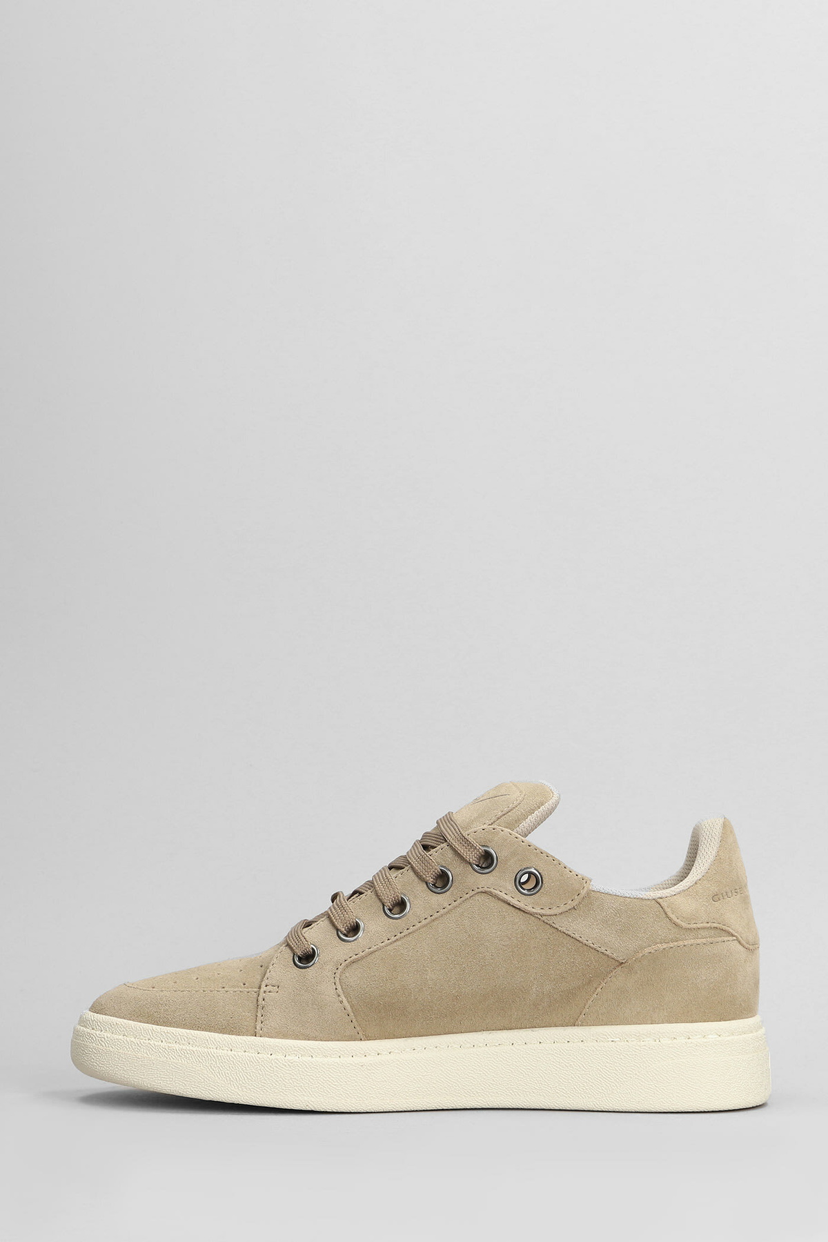 Giuseppe Zanotti Gz94 Sneakers In Beige Suede