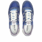 Adidas Men's ZX 500 Sneakers in Legend Ink/Grey/Blue