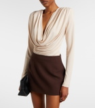 Wardrobe.NYC Draped jersey top