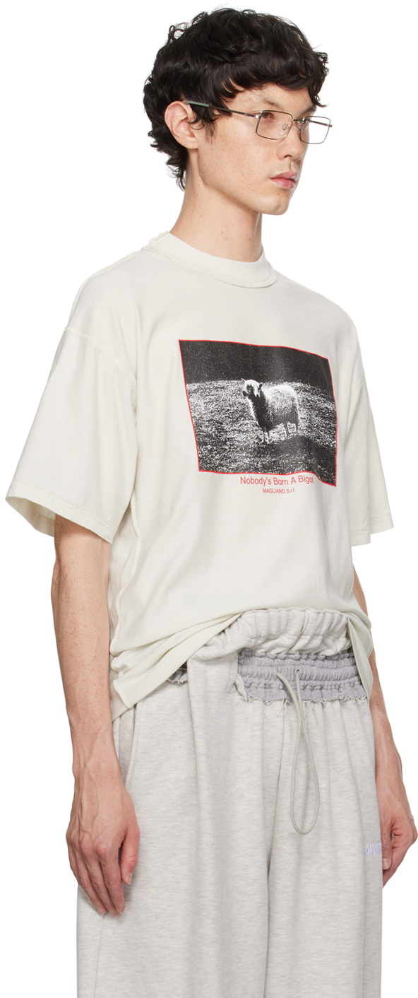 Magliano Off-White Pecora T-Shirt Magliano