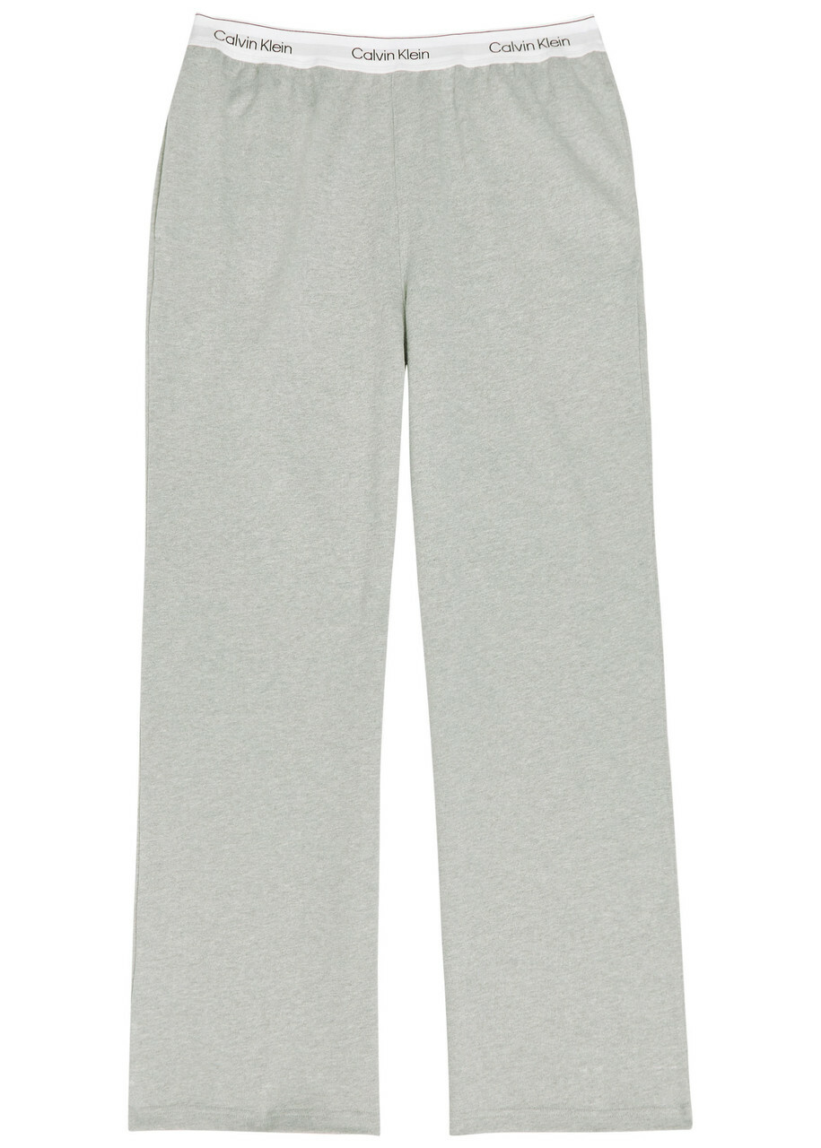 Calvin Klein Icon Logo Cotton Pyjama Trousers Grey