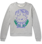 McQ Alexander McQueen - Psychobilly Printed Loopback Cotton-Jersey Sweatshirt - Men - Gray