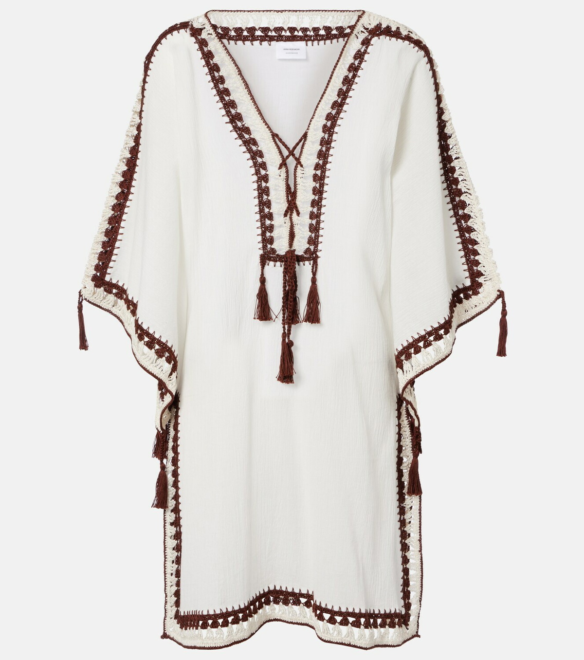 Anna Kosturova Crochet cotton kaftan