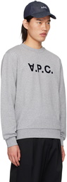 A.P.C. Gray Standard Grand 'V.P.C.' Sweatshirt