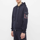 Moncler Men's Pocket Zip Hoody in Navy