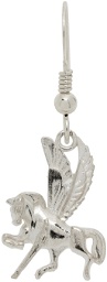Martine Ali SSENSE Exclusive Silver Pegasus Earring