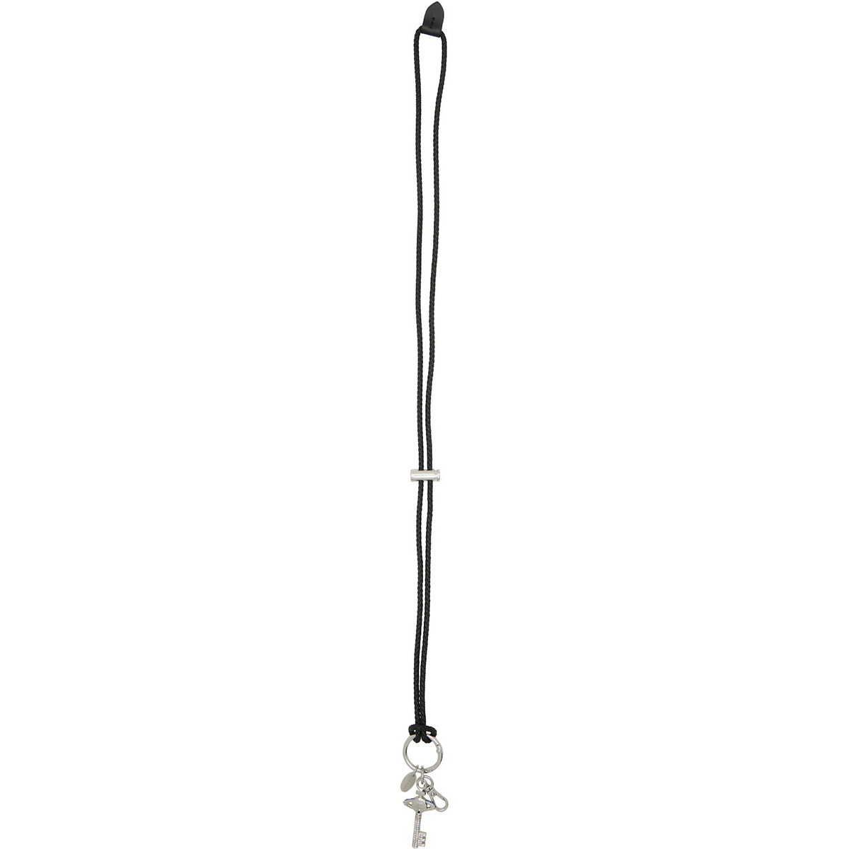 Vivienne Westwood Silver Diamante Key Orb Keychain