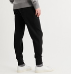 Theory - Mattis Waffle-Knit Cotton Sweatpants - Black