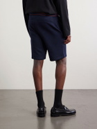 Paul Smith - Straight-Leg Striped Cotton-Jersey Shorts - Blue