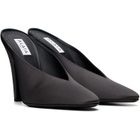 ALAÏA Gray Cone Mule Heels