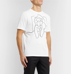 Mr P. - MR PORTER Health In Mind Printed Cotton-Jersey T-Shirt - White