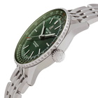 Breitling Navitimer Automatic 41mm Mens Watch Green Stainless Steel
