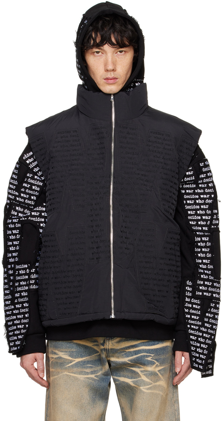 Who Decides War Black WDW Ski Vest