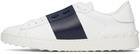 Valentino Garavani White & Black Open Sneakers