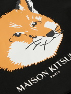 Maison Kitsuné - Logo-Print Cotton-Canvas Tote Bag