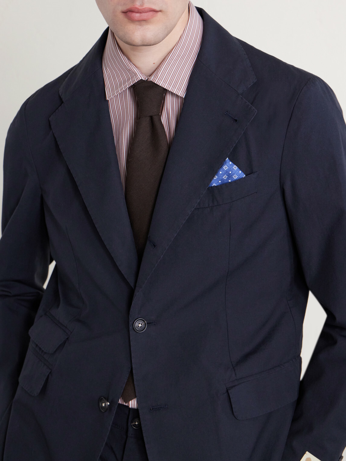 Massimo Alba - Catch2 Cotton Suit Jacket - Blue