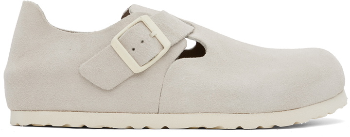 Photo: Birkenstock White Regular London Clogs