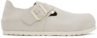 Birkenstock White Regular London Clogs