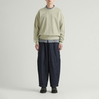 FrizmWORKS Men's Og Pigment Dyeing Sweatshirt 003 in Beige