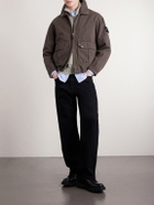 Stone Island - Garment-Dyed Light Bull Denim-tc Jacket - Brown