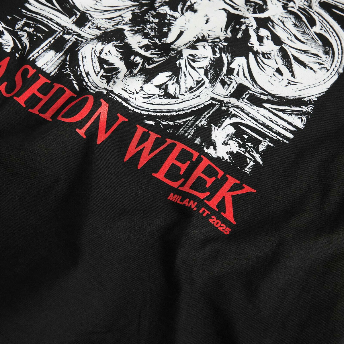 END. SS26 Milan Fashion Week T-Shirt in Black