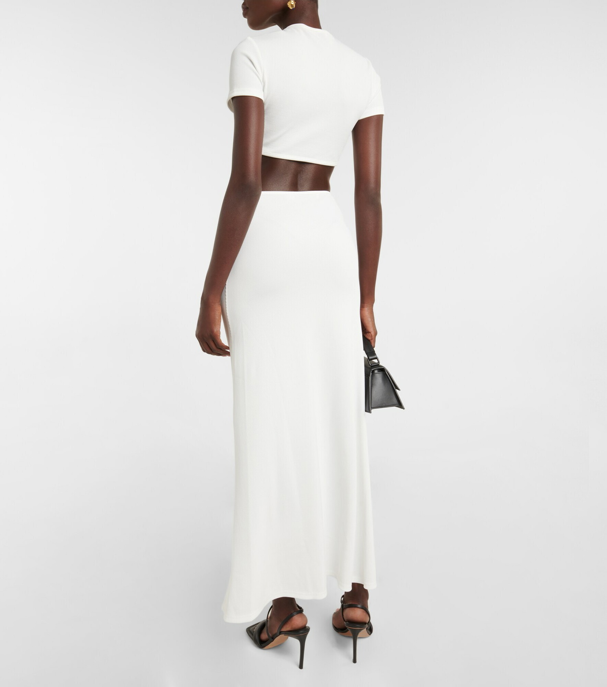 CHRISTOPHER ESBER Beach Quartz Ruched Mini Dress (Indigo)