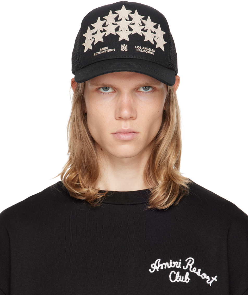 AMIRI Black Stars Trucker Cap Amiri