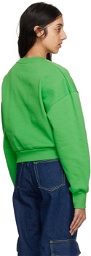 GANNI Green Butterfly Sweatshirt