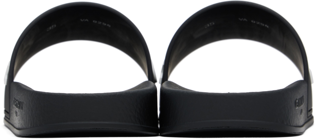 Givenchy Black Rubber Pool Slides